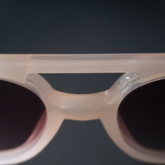 Retro Polarized Aviator Pink Light Brown Sunglasses [SOJOS] [56-20-143] - Picture 6 of 6